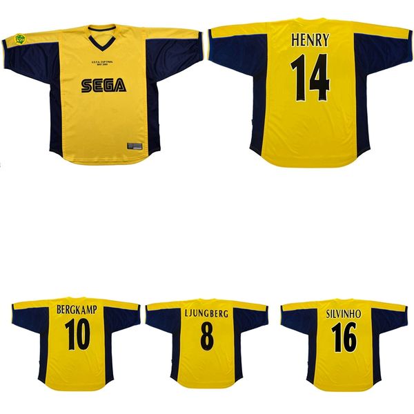 1999 2000 2001 away henry bergkamp vieira retro soccer jersey sylvinho ljungberg pires classic vintage football shirt, Black;yellow
1999 2000 2001 away henry bergkamp vieira retro soccer jersey sylvinho ljungberg pires classic vintage football shirt, Black;yellow