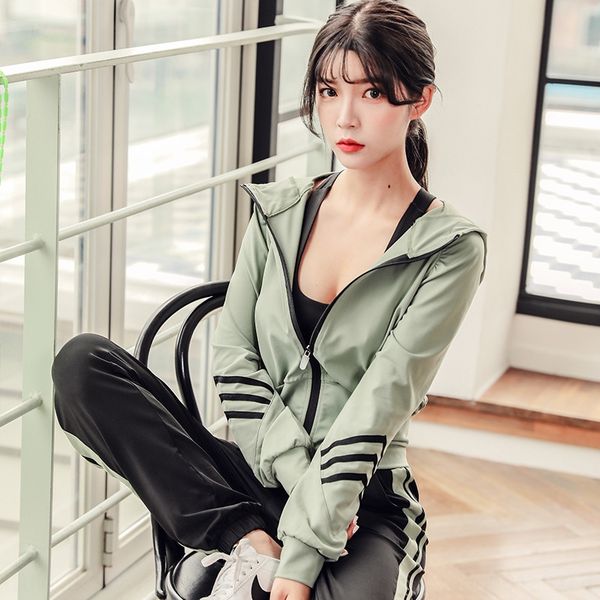 sports clothes clothes yoga suit jacket women's zipper cardigan hooded fitness jacket slim fit yoga clothing, Black
sports clothes clothes yoga suit jacket women's zipper cardigan hooded fitness jacket slim fit yoga clothing, Black