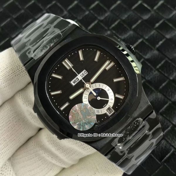 3 style nautilus annual calendar all black dlc cal.324 s automatic mens watch 5726 black dial black pvd steel strap gents sports watches, Slivery;brown
3 style nautilus annual calendar all black dlc cal.324 s automatic mens watch 5726 black dial black pvd steel strap gents sports watches, Slivery;brown