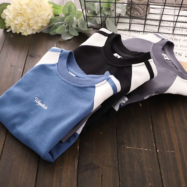 xc2iq boys 2020 autumn new trendy children's long-sleeved base shirt medium sweatersweater sweater and large children's cotton tre, Black
xc2iq boys 2020 autumn new trendy children's long-sleeved base shirt medium sweatersweater sweater and large children's cotton tre, Black