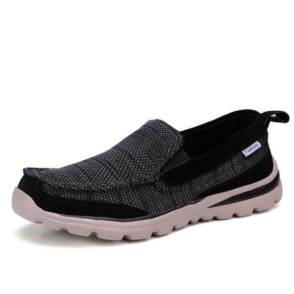 new men's casual shoes spring autumn mesh breathable shoes comfortable men canvas lightweight flat soft loafers 40-45, Black
new men's casual shoes spring autumn mesh breathable shoes comfortable men canvas lightweight flat soft loafers 40-45, Black