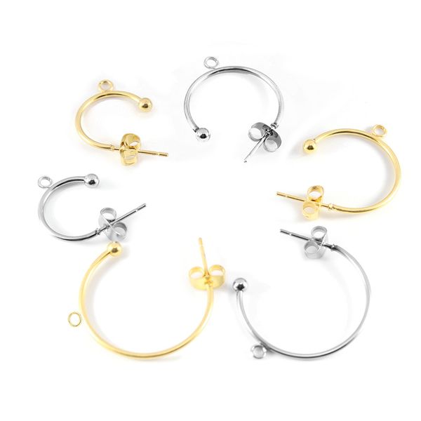 Mayforest 6pcs Stainless Steel C-shaped Ear Hook Earring Pendant Earrings Accessories Ear Pin DIY Handmade Earring Jewelry Making Findings, Silver
Mayforest 6pcs Stainless Steel C-shaped Ear Hook Earring Pendant Earrings Accessories Ear Pin DIY Handmade Earring Jewelry Making Findings, Silver