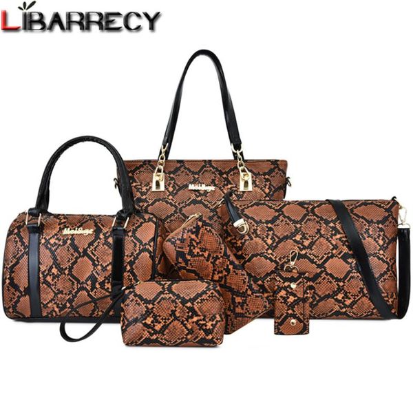6 sets luxury brands serpentine women tote+shoulder/messenger+clutch composite bags leather handbag female designer
6 sets luxury brands serpentine women tote+shoulder/messenger+clutch composite bags leather handbag female designer