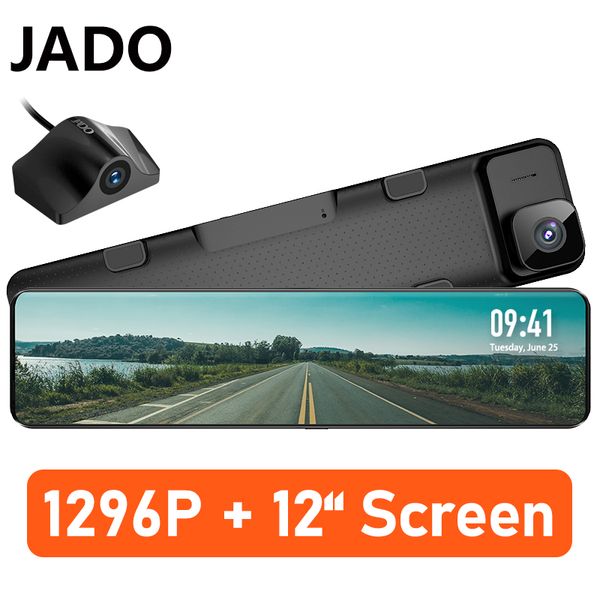 jado driving recorder 1296p car dvr camera 12 inch 360 camera full hd night vision dash cam front and rear vehicle mirror
jado driving recorder 1296p car dvr camera 12 inch 360 camera full hd night vision dash cam front and rear vehicle mirror