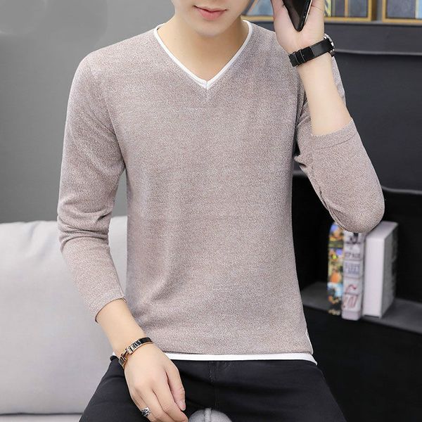 nanjiren autumn and winter men's warm sweater v-neck shirt korean-style long-sleeved thin sweater men's base cotton knitwear, White;black
nanjiren autumn and winter men's warm sweater v-neck shirt korean-style long-sleeved thin sweater men's base cotton knitwear, White;black