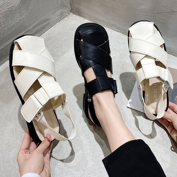 roman sandals female ins tide 2020 summer new korean version of the all-match one-step toe hollow heel flat shoes, Black
roman sandals female ins tide 2020 summer new korean version of the all-match one-step toe hollow heel flat shoes, Black