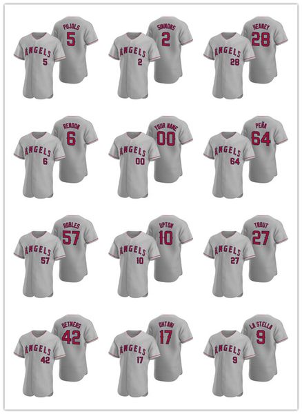 los angeles angels men women youth 2 andrelton simmons 17 shohei ohtani gray authentic 2020 road baseball jersey, Black
los angeles angels men women youth 2 andrelton simmons 17 shohei ohtani gray authentic 2020 road baseball jersey, Black