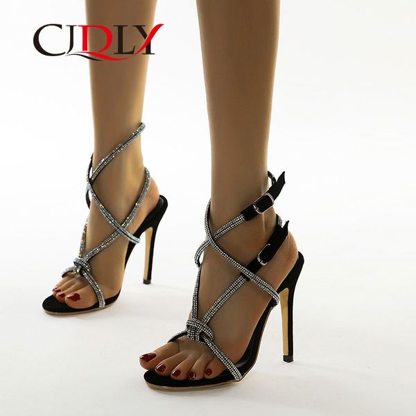 sandals cjdly rhinestone 12cm high heels women pumps ankle cross strap shoes woman peep toe dress party women's, Black
sandals cjdly rhinestone 12cm high heels women pumps ankle cross strap shoes woman peep toe dress party women's, Black