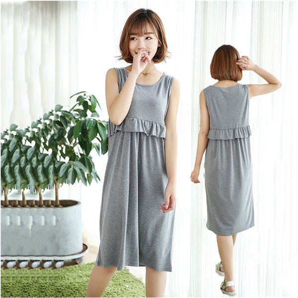 nursing maternity dresses summer solid clothes for pregnant women sleeveless breastfeeding cozy dress women clothes c0152, White
nursing maternity dresses summer solid clothes for pregnant women sleeveless breastfeeding cozy dress women clothes c0152, White