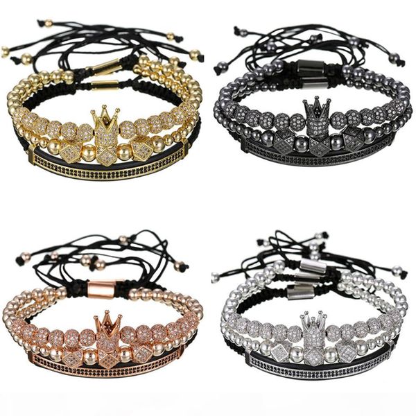 crown charm bracelet men mens luxury bracelets designer jewelry women braclet womens bangles bangle fashion accessories 3pcs set new, Golden;silver
crown charm bracelet men mens luxury bracelets designer jewelry women braclet womens bangles bangle fashion accessories 3pcs set new, Golden;silver