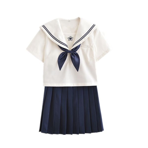 embroidered soft uniform lady younger sister japanese school wear short sleeve teens navy collegue suit academic suit d-0189, White
embroidered soft uniform lady younger sister japanese school wear short sleeve teens navy collegue suit academic suit d-0189, White