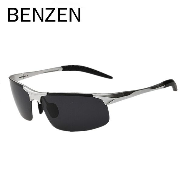 benzen polarized sunglasses men al-mg male sun glasses de sol masculino with case black 9026, White;black
benzen polarized sunglasses men al-mg male sun glasses de sol masculino with case black 9026, White;black