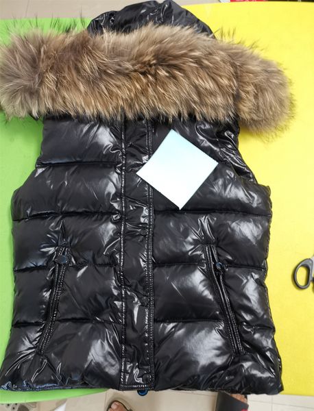 branded women real raccoon white duck down vests women zipper short hooded winter warm vests, Black;white
branded women real raccoon white duck down vests women zipper short hooded winter warm vests, Black;white