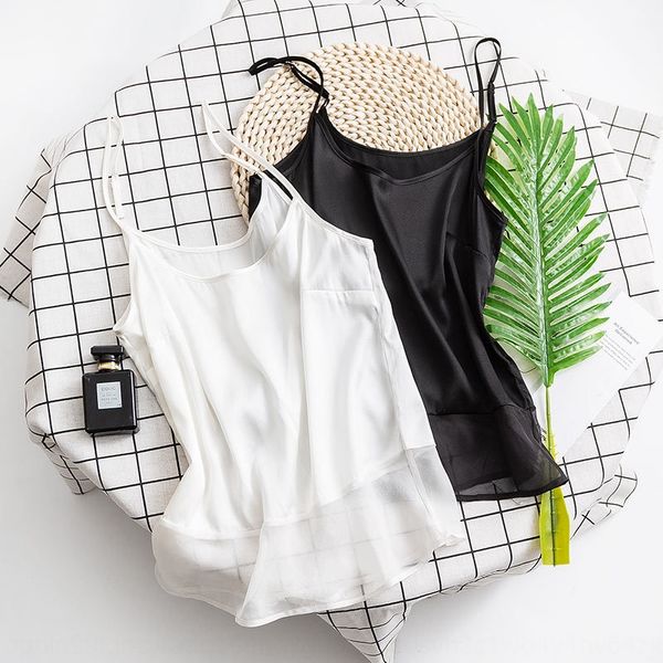 summer single coat under underwear camisole female silk base white simple outer wear mulberry silk camisole inner cover
summer single coat under underwear camisole female silk base white simple outer wear mulberry silk camisole inner cover
