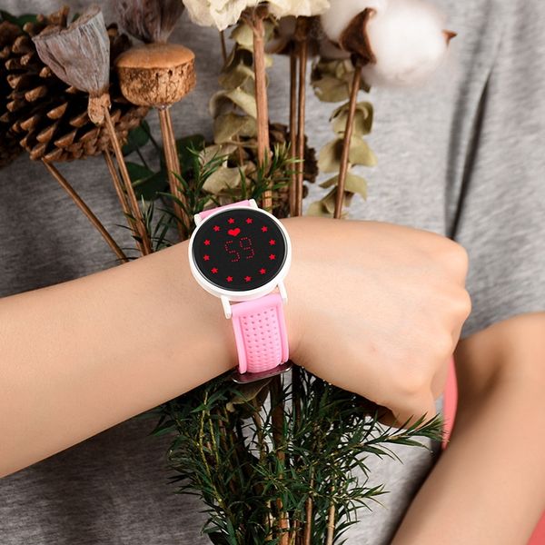 yr68s casual all-match waterproof luminous luminous electronic touch watch women's creative five-pointed star horse running lamp led el, Blue
yr68s casual all-match waterproof luminous luminous electronic touch watch women's creative five-pointed star horse running lamp led el, Blue