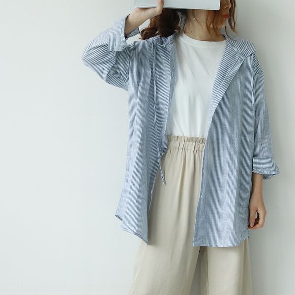 casualstyle striped summer hoodie shirt new women's hoodie cardigan cartoon long sleeve shirt behind, White
casualstyle striped summer hoodie shirt new women's hoodie cardigan cartoon long sleeve shirt behind, White