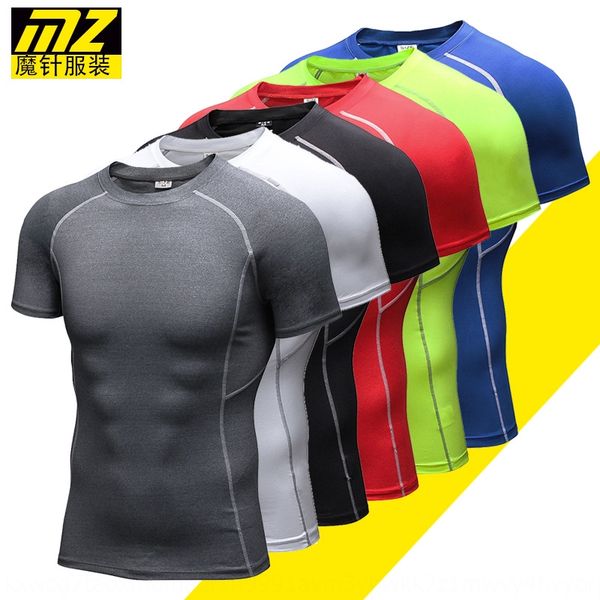 t3n1s mz men's tight short-sleeved t-shirt sports fitness running training quick-drying compression body aerobics t-shirt shaping cloth, Gray;blue
t3n1s mz men's tight short-sleeved t-shirt sports fitness running training quick-drying compression body aerobics t-shirt shaping cloth, Gray;blue
