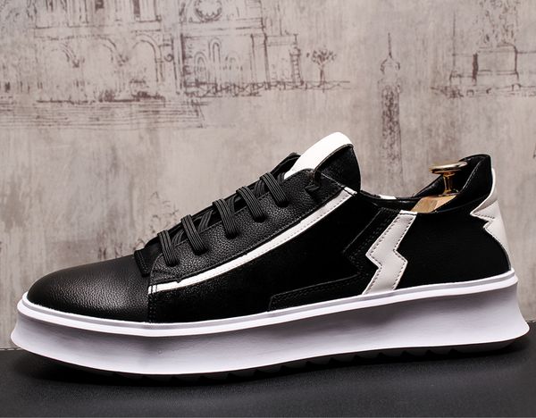 2020new korean version of the autumn men's casual shoes low-winter skateboard shoes breathable patchwork wild trend sneakers, Black
2020new korean version of the autumn men's casual shoes low-winter skateboard shoes breathable patchwork wild trend sneakers, Black
