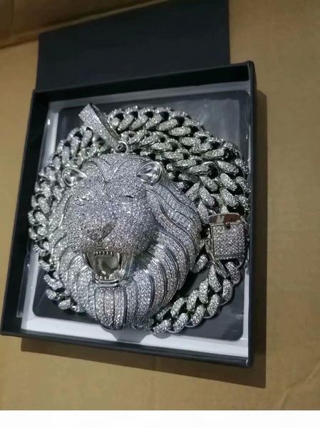 мужские ювелирные изделия hip hop iced out подвеска роскошная ожерелье bling алмазная кубинский link chain big подвески lion animal рэпер ак, Silver
мужские ювелирные изделия hip hop iced out подвеска роскошная ожерелье bling алмазная кубинский link chain big подвески lion animal рэпер ак, Silver