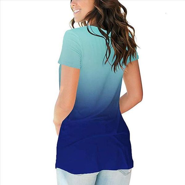 womens fashion plus size t short shirts gradient color casual v neck short sleeve tee harajuku streetwear woman clothes 2020, White
womens fashion plus size t short shirts gradient color casual v neck short sleeve tee harajuku streetwear woman clothes 2020, White