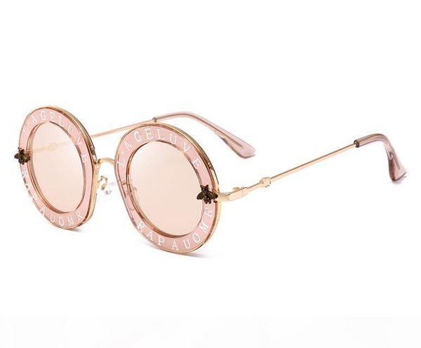 trending products bee designer luxury women sunglasses pink fashion round letter pattern vintage retro metal frame sunglasses women, White;black
trending products bee designer luxury women sunglasses pink fashion round letter pattern vintage retro metal frame sunglasses women, White;black