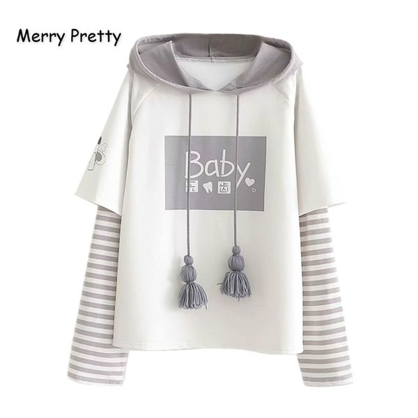 merry pretty cotton women's letter print striped patchwork hoodies sweatshirts 2020 spring long sleeve hooded tracksuit pullover, Black
merry pretty cotton women's letter print striped patchwork hoodies sweatshirts 2020 spring long sleeve hooded tracksuit pullover, Black