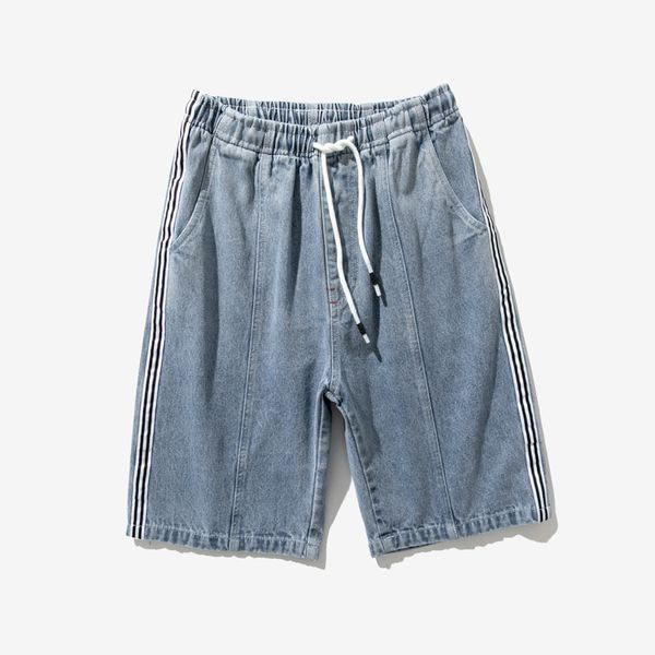 shorts jeans men's short homme above knee striped solid color loose parrten elastic 2020 summer casual denim pants shorts men, White;black
shorts jeans men's short homme above knee striped solid color loose parrten elastic 2020 summer casual denim pants shorts men, White;black