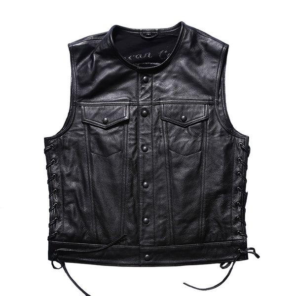 2050 super offer read description asian size super quality cowhide vest men's cow leather vest, Black;white
2050 super offer read description asian size super quality cowhide vest men's cow leather vest, Black;white