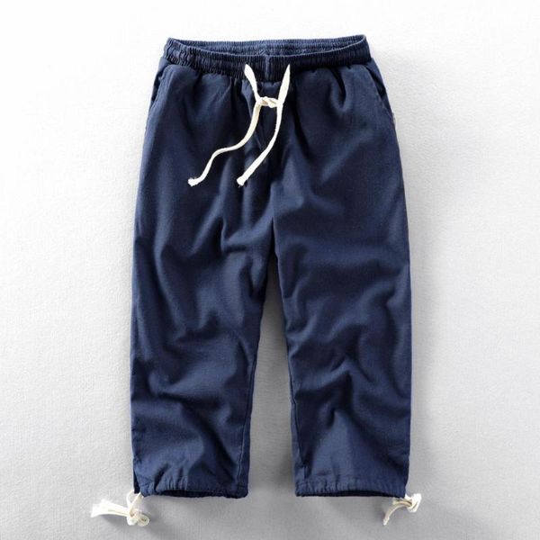 men summer fashion japan style elastic waist stretch solid color three quarter linen shorts male large size leisure sport shorts, White;black
men summer fashion japan style elastic waist stretch solid color three quarter linen shorts male large size leisure sport shorts, White;black