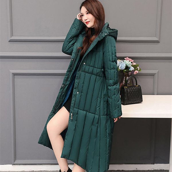 fashion hooded long coat women autumn winter jacket women chaqueta mujer elegant thicken warm winter coat casual parkas c6525, Black
fashion hooded long coat women autumn winter jacket women chaqueta mujer elegant thicken warm winter coat casual parkas c6525, Black