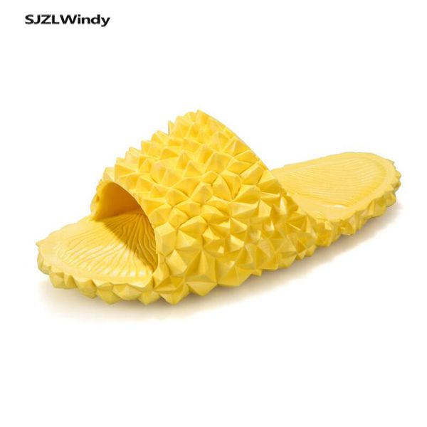 women's creative durian slippers 2020 summer fluorescent green beach sandals cute indoor home floor slippers women shoes, Black
women's creative durian slippers 2020 summer fluorescent green beach sandals cute indoor home floor slippers women shoes, Black