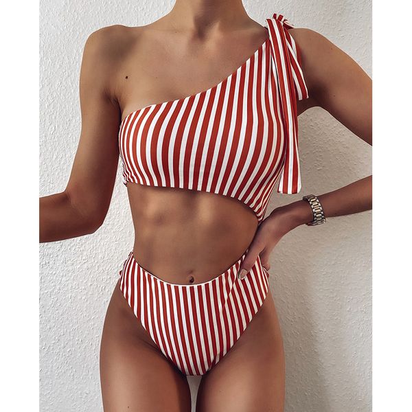 sexy полосатый печати one piece купальники женщин 2020 одно плечо купальники женский выдалбливают купальник монокини бинты купальный костюм
sexy полосатый печати one piece купальники женщин 2020 одно плечо купальники женский выдалбливают купальник монокини бинты купальный костюм