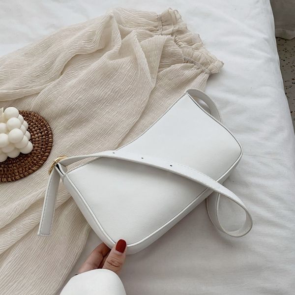 solid color shoulder french stick women's same style summer 2020 new all-match armpit bag shoulder hand bag, White
solid color shoulder french stick women's same style summer 2020 new all-match armpit bag shoulder hand bag, White
