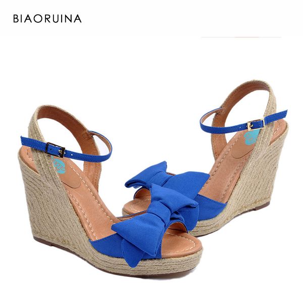 biaoruina women's striped sandals back buckle handmade wedges fashion high heel platform shallow bow ladies elegant sandals, Black
biaoruina women's striped sandals back buckle handmade wedges fashion high heel platform shallow bow ladies elegant sandals, Black