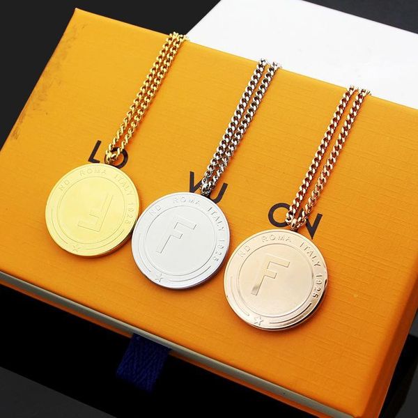 2020 designer high-quality fd round letter long necklace women's sweater chain, Silver
2020 designer high-quality fd round letter long necklace women's sweater chain, Silver