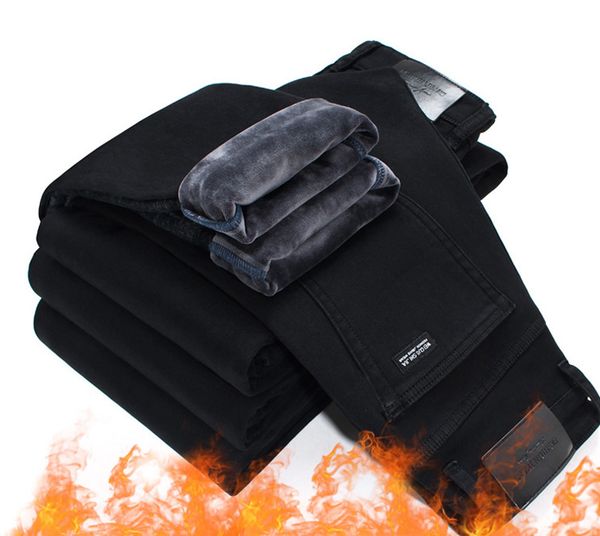 2020 new trousers grey fleece men clothes black elasticity warm thinker winter jeans busines with or no velvet 2 model jeans, Blue
2020 new trousers grey fleece men clothes black elasticity warm thinker winter jeans busines with or no velvet 2 model jeans, Blue