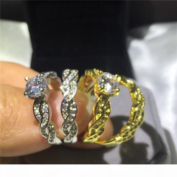 fashion cross ring yellow white gold filled engagement wedding band rings for women men diamond crystal bijoux size5-10, Slivery;golden
fashion cross ring yellow white gold filled engagement wedding band rings for women men diamond crystal bijoux size5-10, Slivery;golden