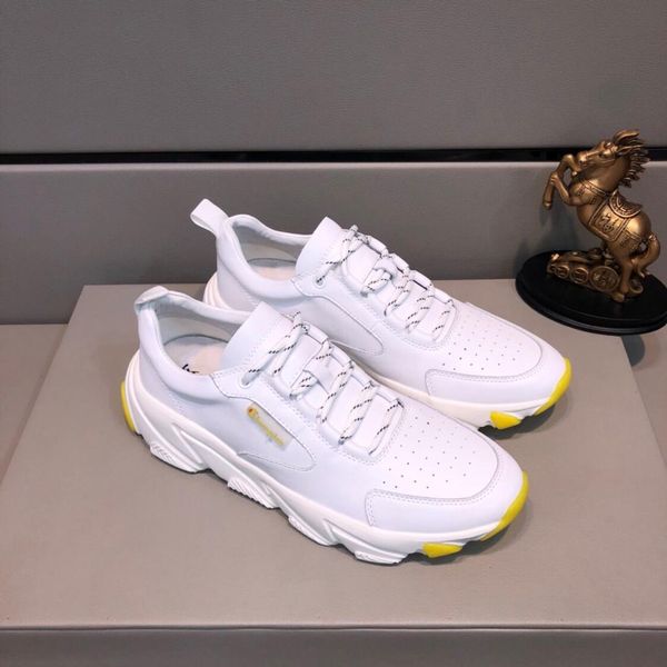 2019 new limited edition men's platform sports shoes, fashion wild white shoes, breathable lace low shoes, original box packaging: 38-4, Black
2019 new limited edition men's platform sports shoes, fashion wild white shoes, breathable lace low shoes, original box packaging: 38-4, Black