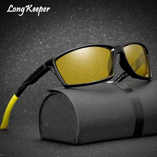 long keeper polarized sunglasses men black night vision sun glasses "long keeper" male driving safety eyewears 1005, White;black 
long keeper polarized sunglasses men black night vision sun glasses "long keeper" male driving safety eyewears 1005, White;black
