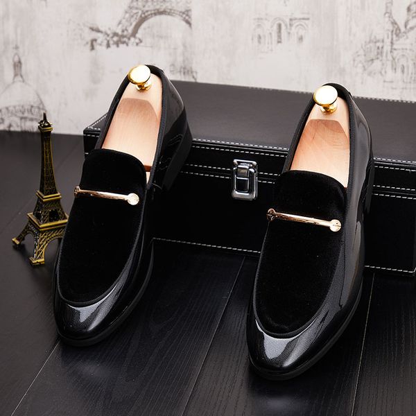 fashion black blue velvet men's oxfords formal business leather shoes men dress shoes sapato social masculino
fashion black blue velvet men's oxfords formal business leather shoes men dress shoes sapato social masculino