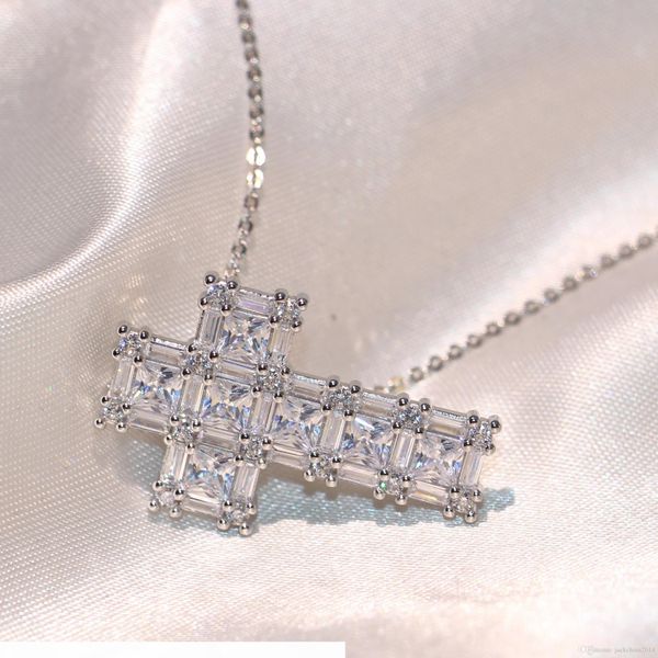 k 2018 new arrival selling luxury jewelry 925 sterling silver six princess cut 5a cuubic zirconia cross pendant chain necklace for
k 2018 new arrival selling luxury jewelry 925 sterling silver six princess cut 5a cuubic zirconia cross pendant chain necklace for