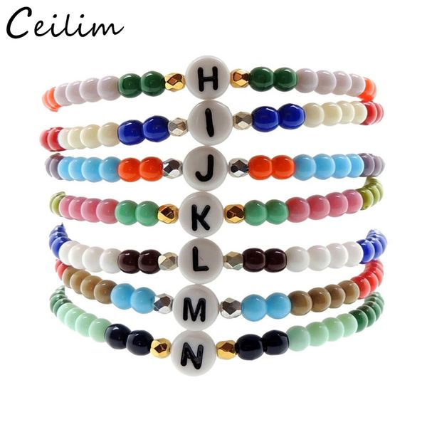 boho acrylic bead bracelet bangle custom jewelry multicolor handmade letter initial bracelets summer beach, Black
boho acrylic bead bracelet bangle custom jewelry multicolor handmade letter initial bracelets summer beach, Black