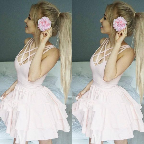 pink homecoming dress summer a line juniors cocktail party dress plus size short custom made mini prom gowns b104, Blue;pink
pink homecoming dress summer a line juniors cocktail party dress plus size short custom made mini prom gowns b104, Blue;pink
