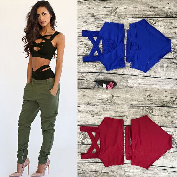 2020 women bra set plain push up bandage cross belt bra high waist panties lingerie set 2 pcs hollow ladies underwear lot, Red;black
2020 women bra set plain push up bandage cross belt bra high waist panties lingerie set 2 pcs hollow ladies underwear lot, Red;black