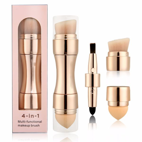 4 in 1 makeup brushes foundation eyeshadow powder brush cosmetic concealer lip brush gold/rose gold color j1706
4 in 1 makeup brushes foundation eyeshadow powder brush cosmetic concealer lip brush gold/rose gold color j1706