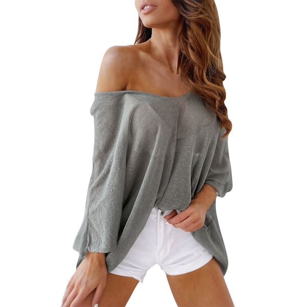для женщин o-образным вырезом sheer summer tshirts женщина sexy see through солнцезащитный тройники женщины soild цвет сыпучие тонкие tops, White
для женщин o-образным вырезом sheer summer tshirts женщина sexy see through солнцезащитный тройники женщины soild цвет сыпучие тонкие tops, White