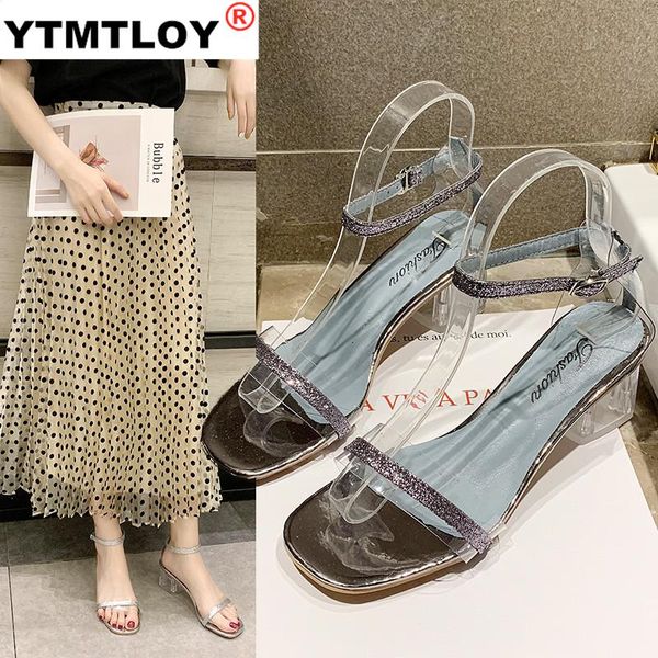 2020 new summer net red ins tide shoes word buckle sandals female sequins thick with fairy wind high heels wild casual, Black
2020 new summer net red ins tide shoes word buckle sandals female sequins thick with fairy wind high heels wild casual, Black