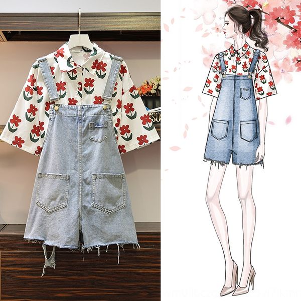 2020 большие брюки размер плечевой ремень jump женской одежды жира мм мода рубашка ремень джинсовый комбинезон шорты двухсекционный костюм, Gray
2020 большие брюки размер плечевой ремень jump женской одежды жира мм мода рубашка ремень джинсовый комбинезон шорты двухсекционный костюм, Gray