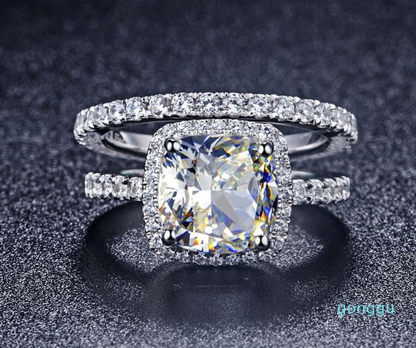 luxury- quality nscd synthetic gem 3 carat cushion cut engagement wedding ring set for women,bridal set y19052201, Slivery;golden
luxury- quality nscd synthetic gem 3 carat cushion cut engagement wedding ring set for women,bridal set y19052201, Slivery;golden