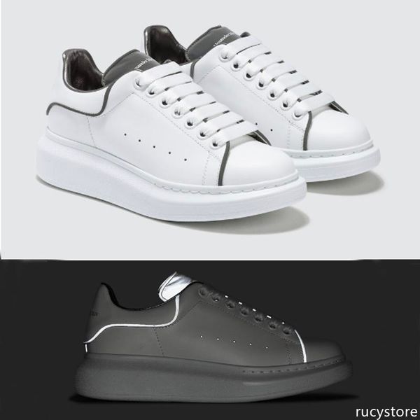 luxury designer shoes white sneakers platform shoes genuine leather trainers reflective white trainers for men women flat casual shoes
luxury designer shoes white sneakers platform shoes genuine leather trainers reflective white trainers for men women flat casual shoes